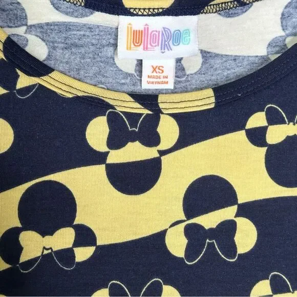 LuLaRoe x Disney Mikey Irma Top XS - Picture 3 of 4